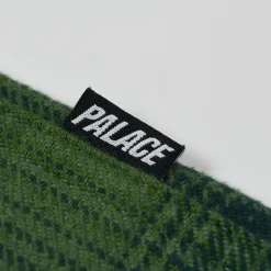 BRUSHED FLANNEL DROP SHOULDER SHIRT GREEN