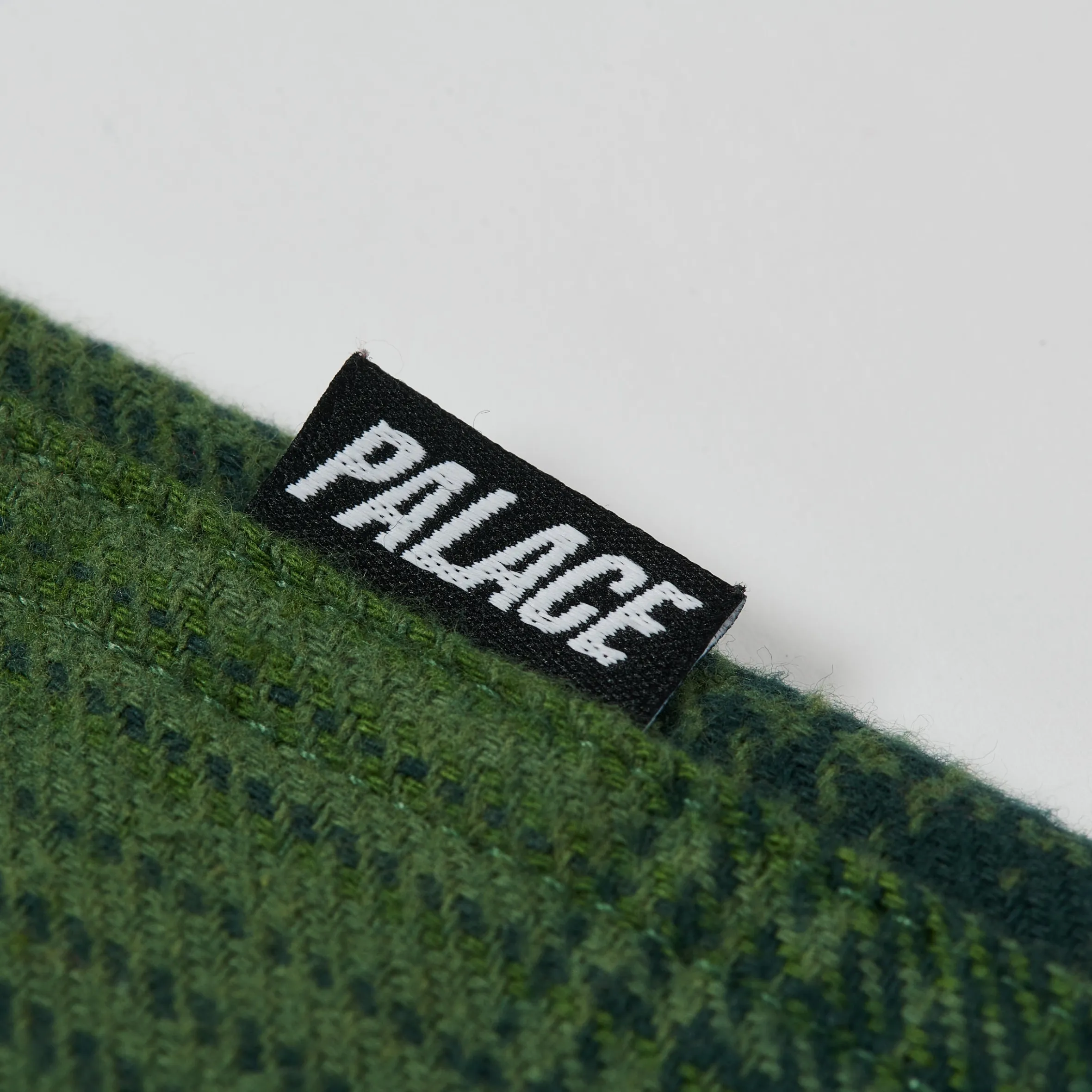 BRUSHED FLANNEL DROP SHOULDER SHIRT GREEN