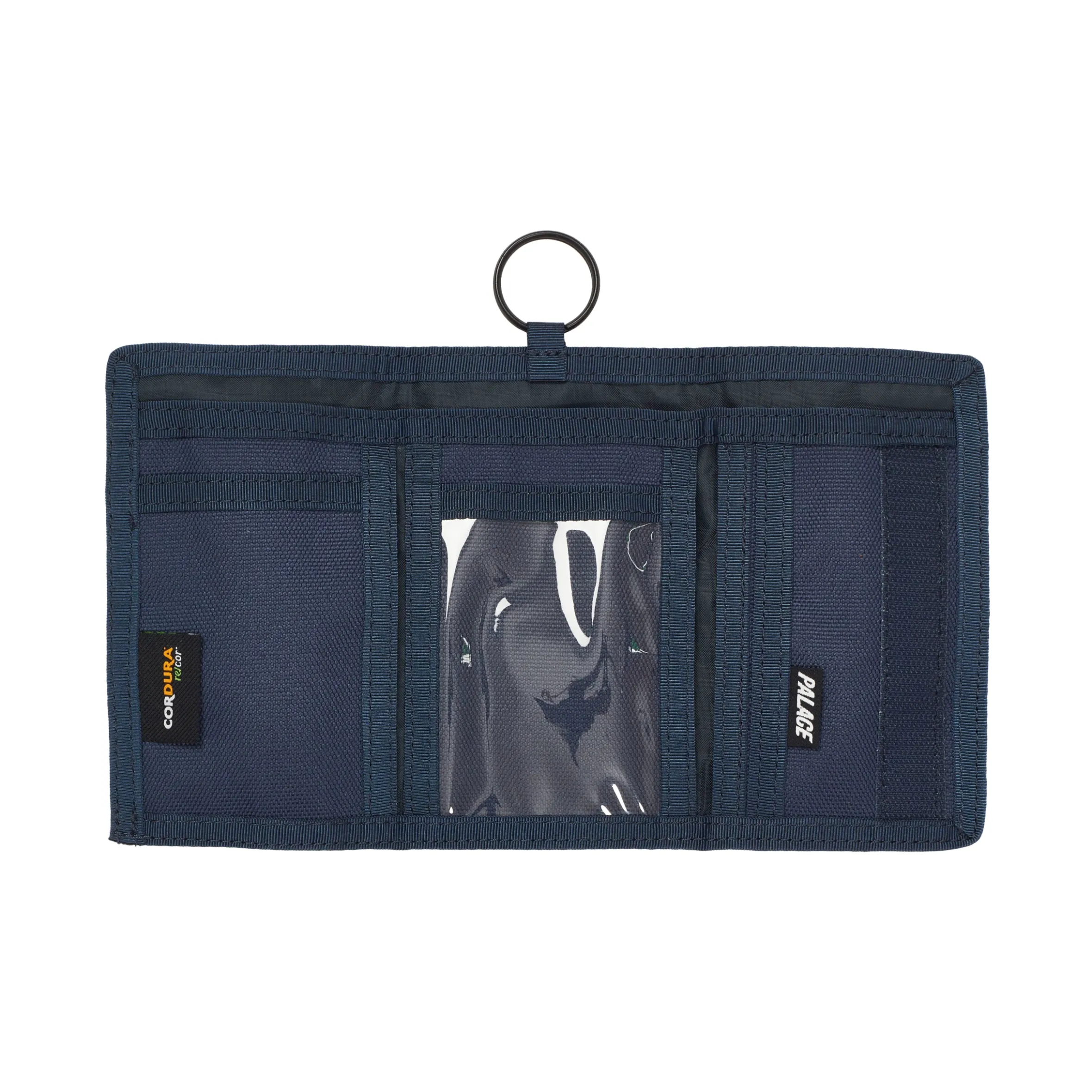 CORDURA DUCK CANVAS TRI-FOLD WALLET BLUE / NAVY
