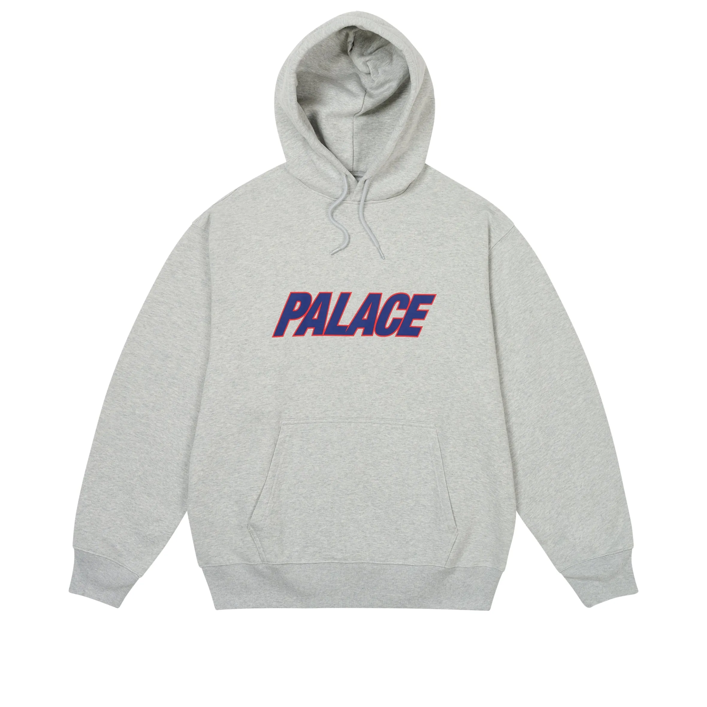 DUO LOGO HOOD GREY MARL