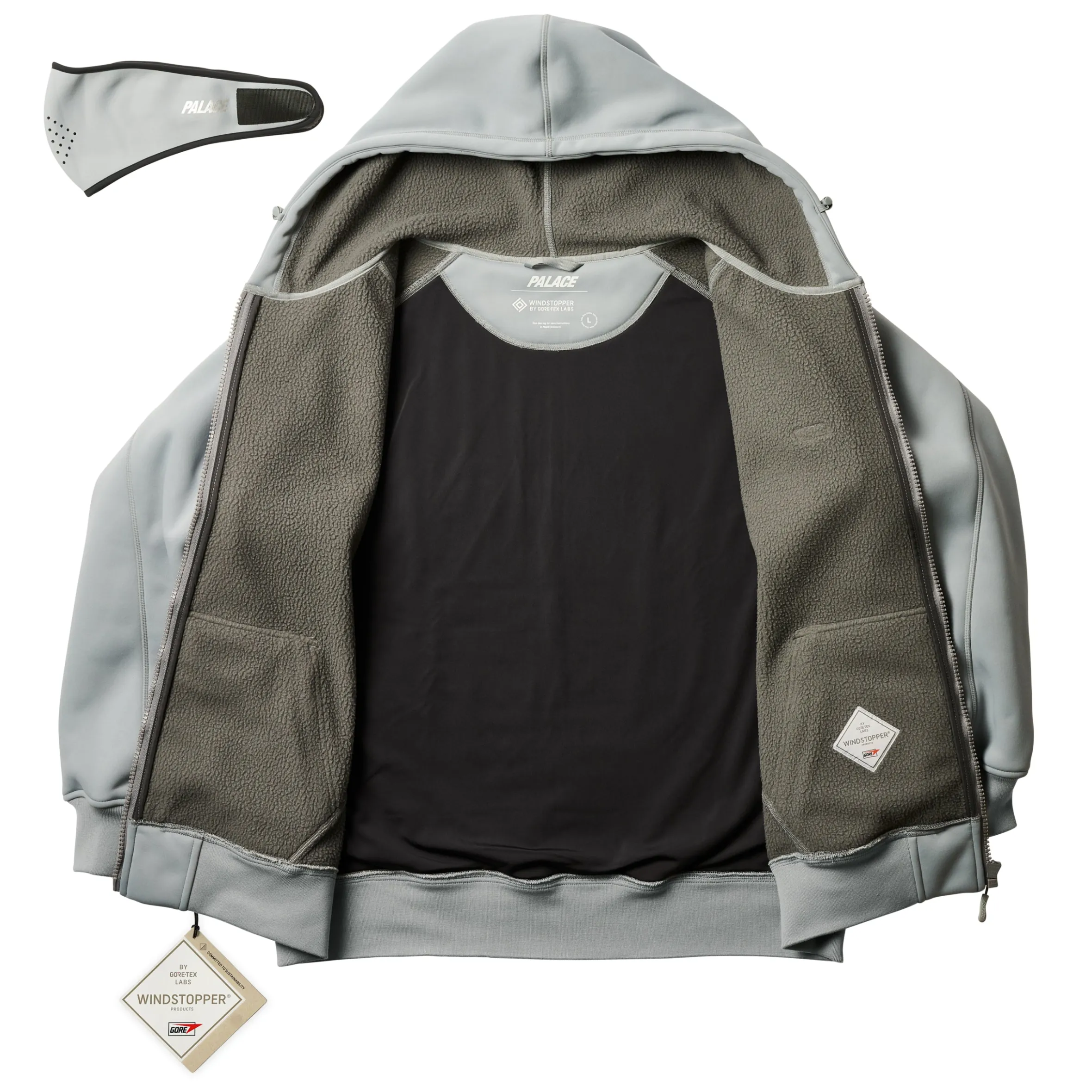 GORE-TEX WINDSTOPPER BONDED JACKET CONCRETE GREY