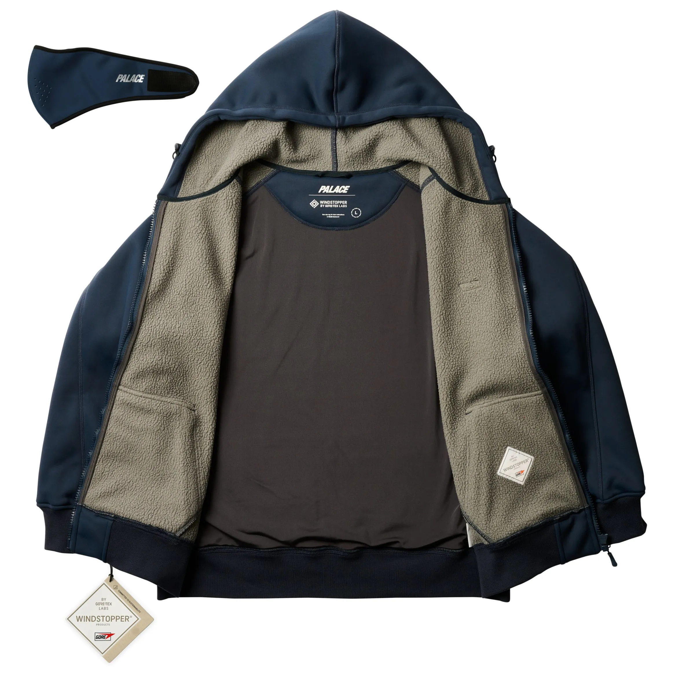 GORE-TEX WINDSTOPPER BONDED JACKET NAVY