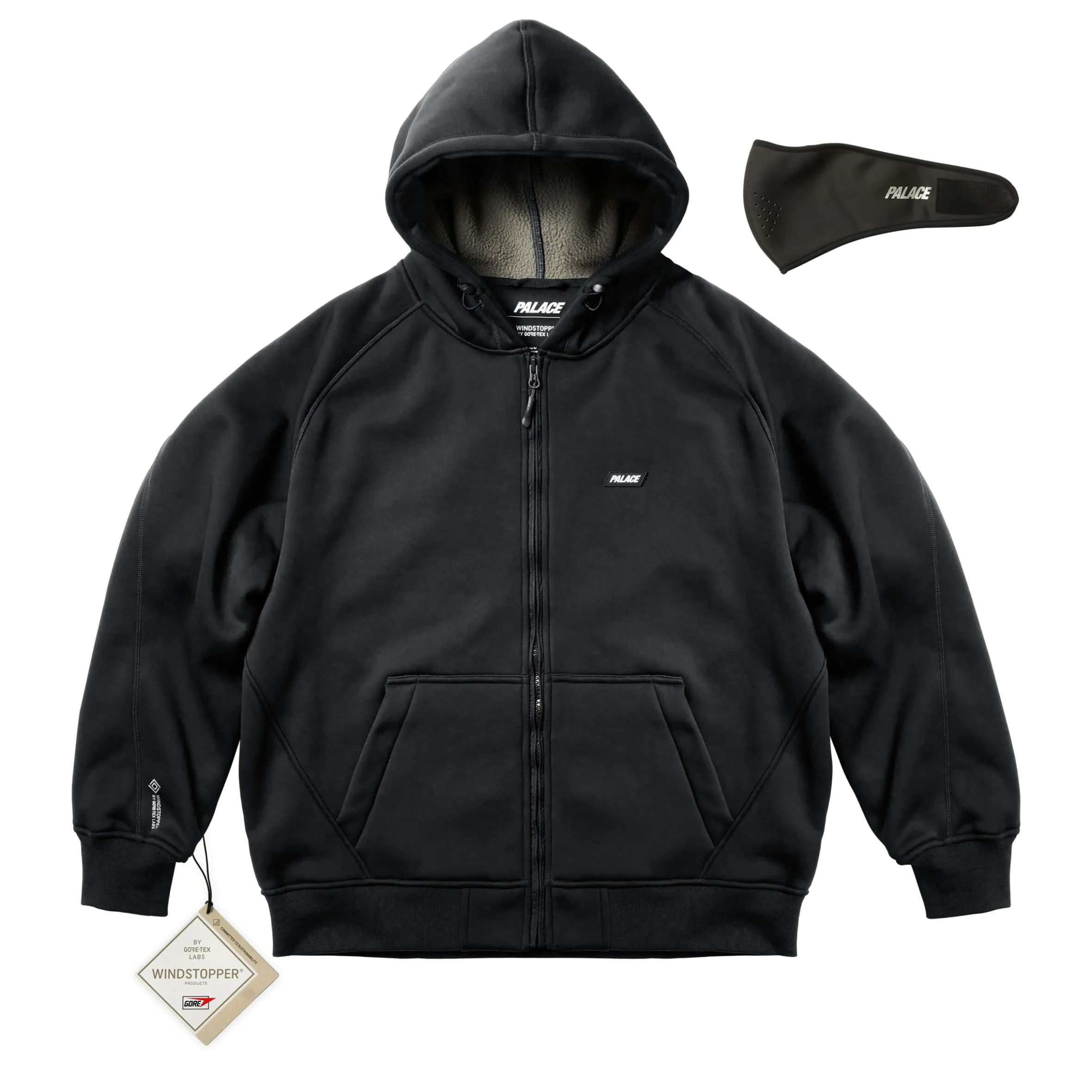 GORE-TEX WINDSTOPPER BONDED JACKET BLACK