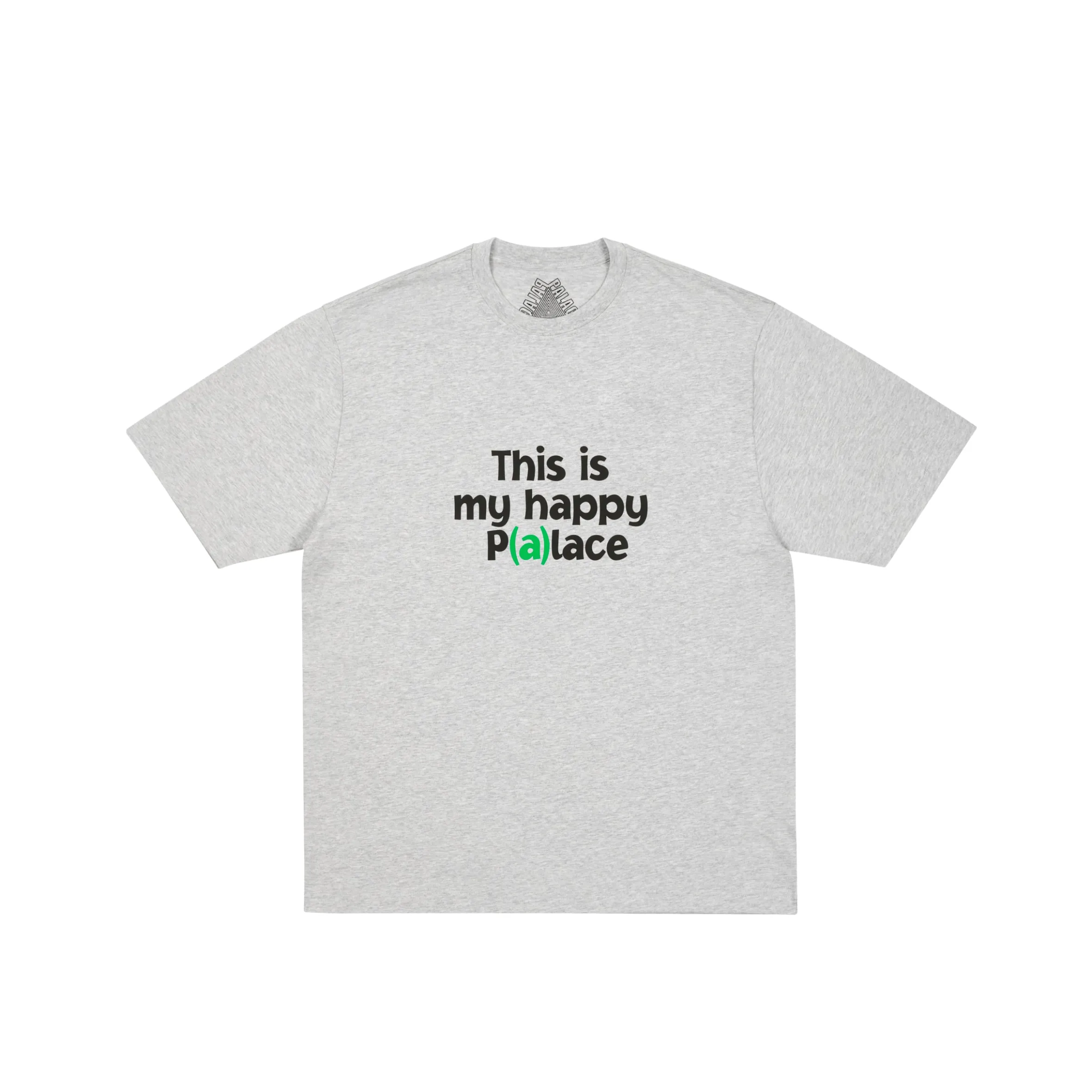 HAPPY PALACE T-SHIRT GREY MARL