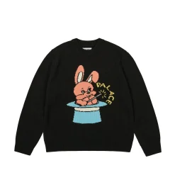 HAT TRICK KNIT BLACK