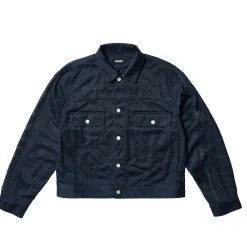 MESH TRUCKER JACKET NAVY