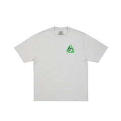 P3 SKULL T-SHIRT GREY MARL