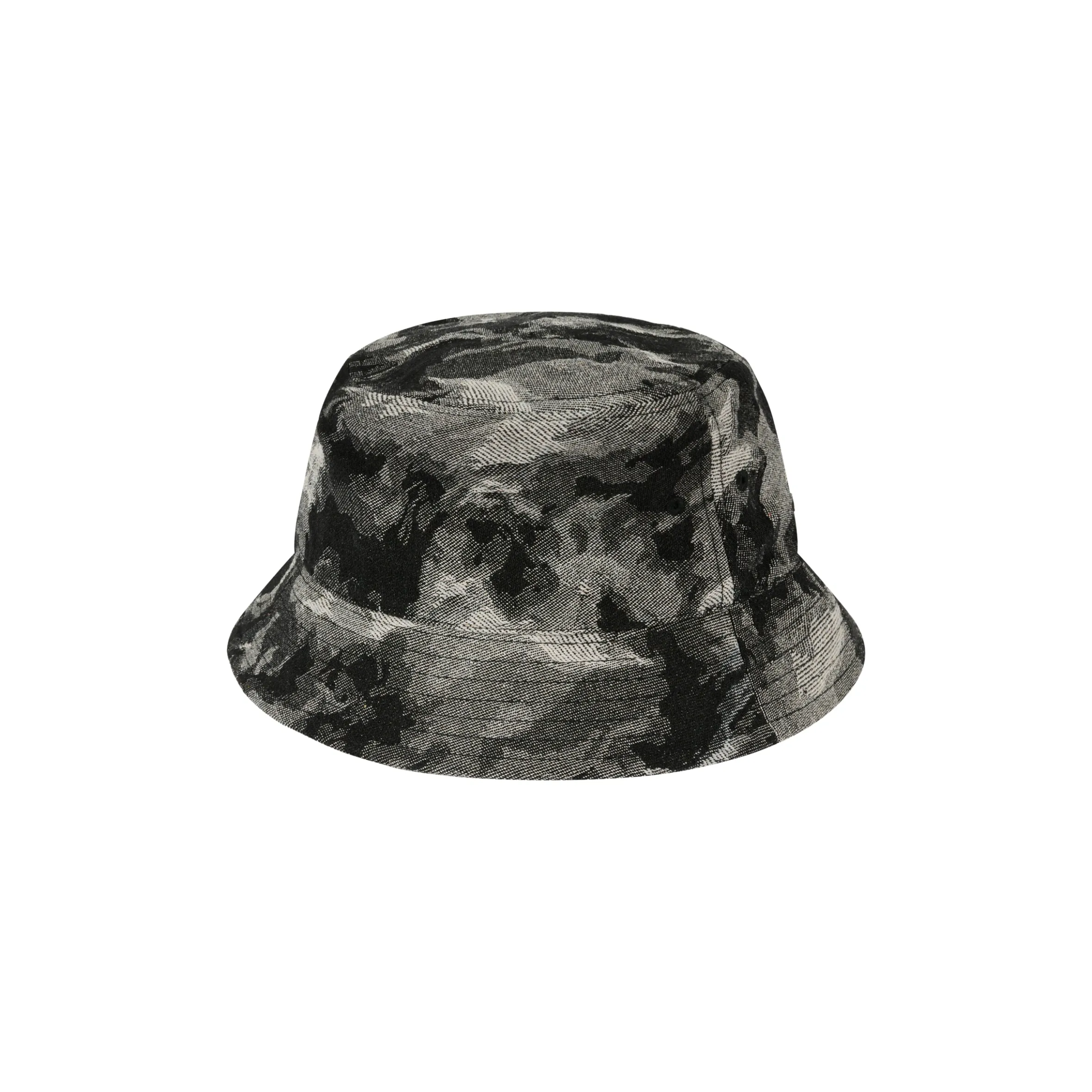 P STAR BUCKET HAT BLACK DENIM
