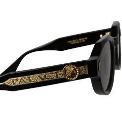 PALACE CUTLER AND GROSS VICTORY ROUND SUNGLASSES BLACK