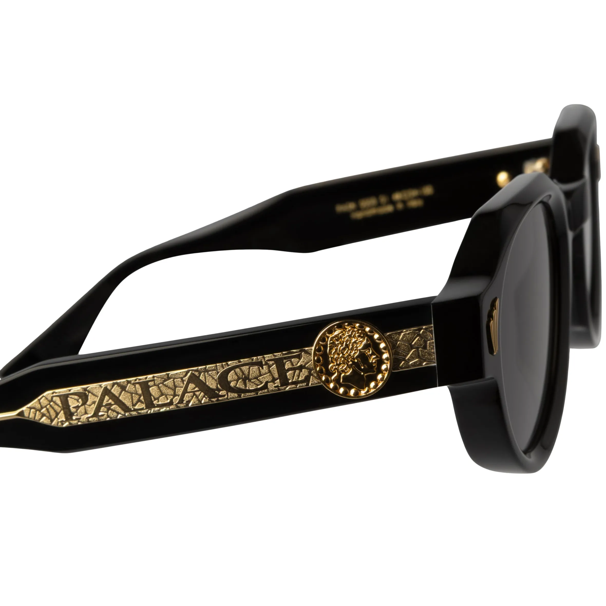 PALACE CUTLER AND GROSS VICTORY ROUND SUNGLASSES BLACK