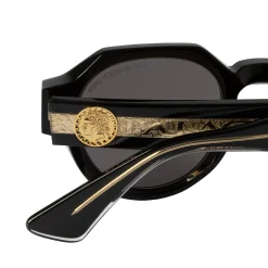 PALACE CUTLER AND GROSS VICTORY ROUND SUNGLASSES BLACK