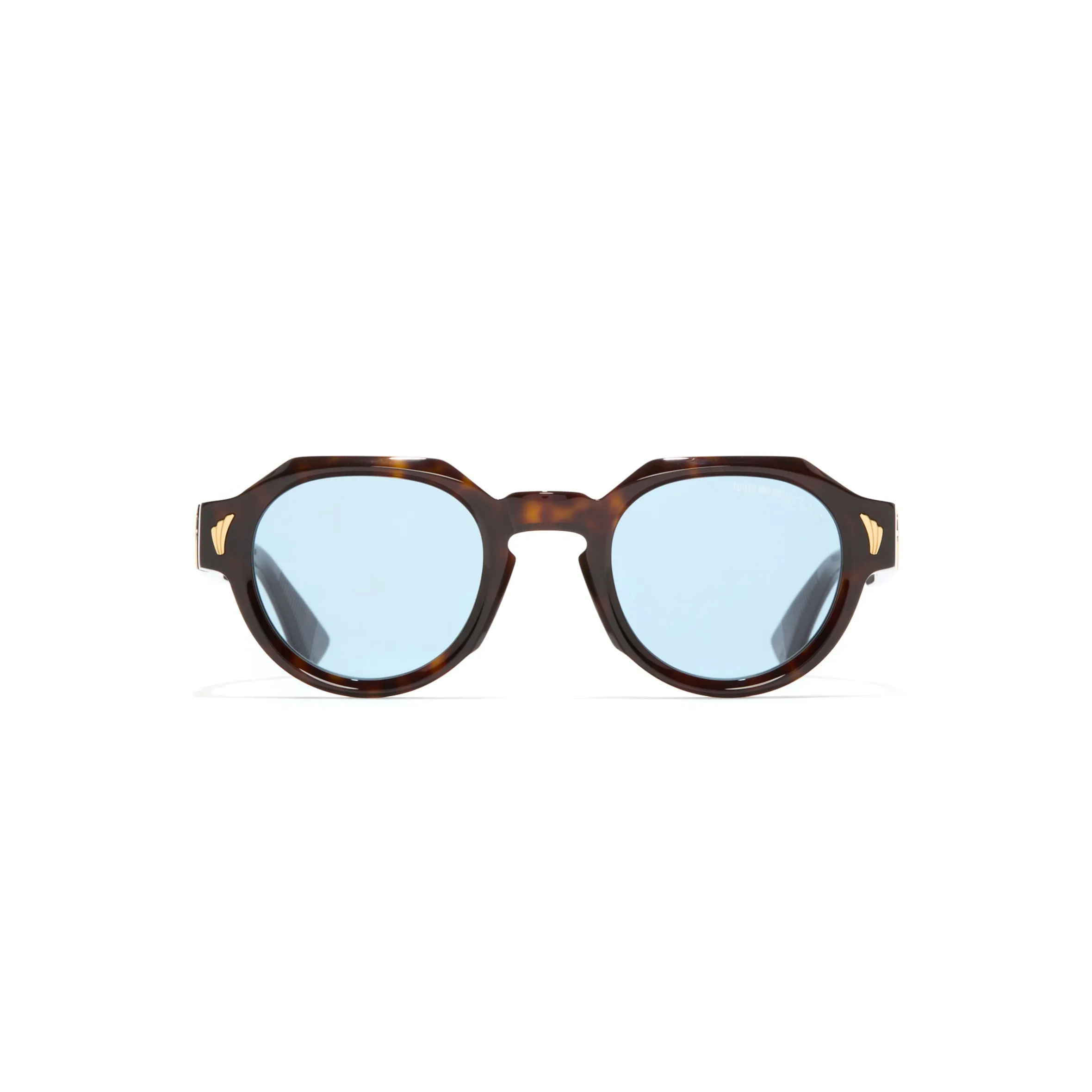 PALACE CUTLER AND GROSS VICTORY ROUND SUNGLASSES HAVANA
