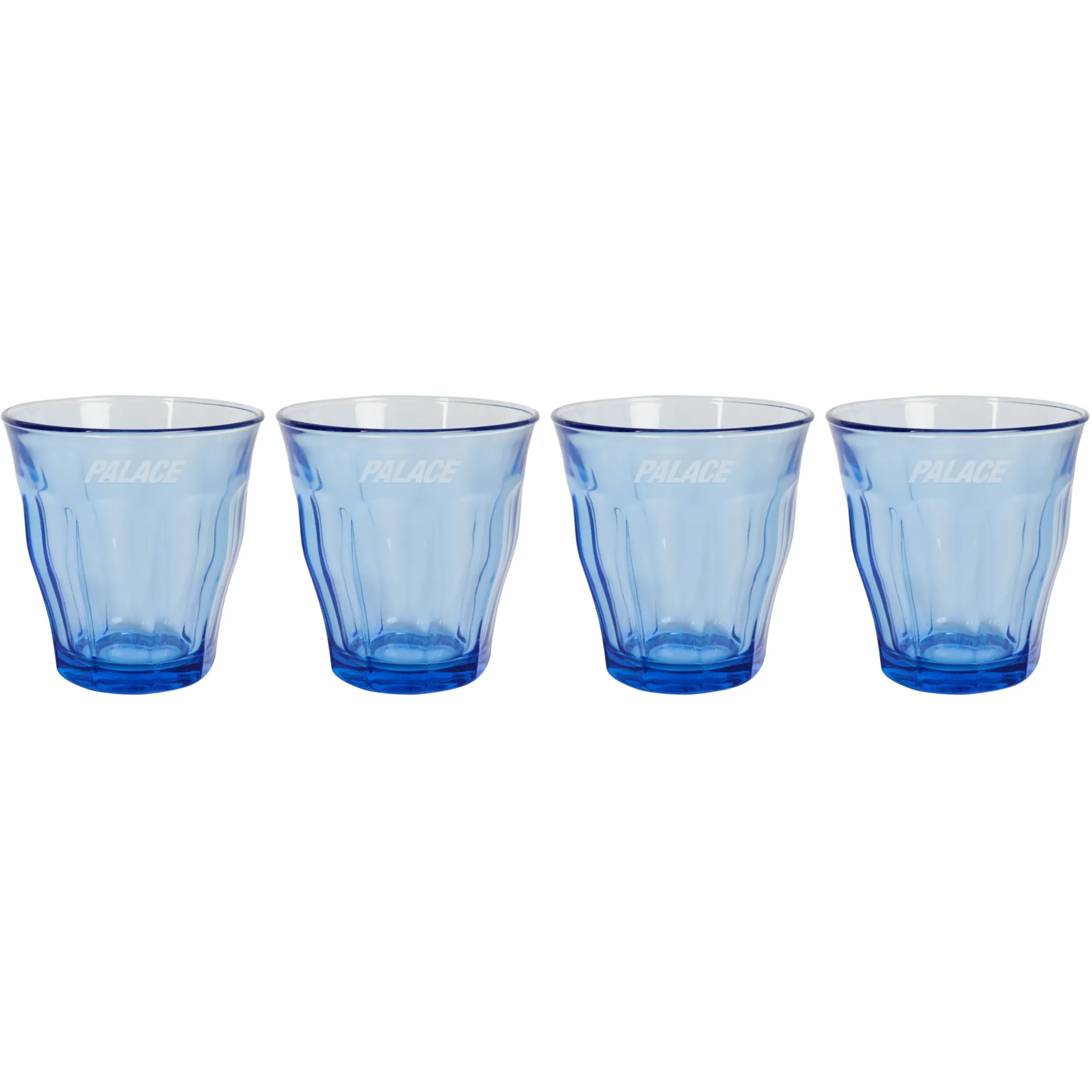 PALACE DURALEX PICARDIE TUMBLERS SET OF 4 MARINE
