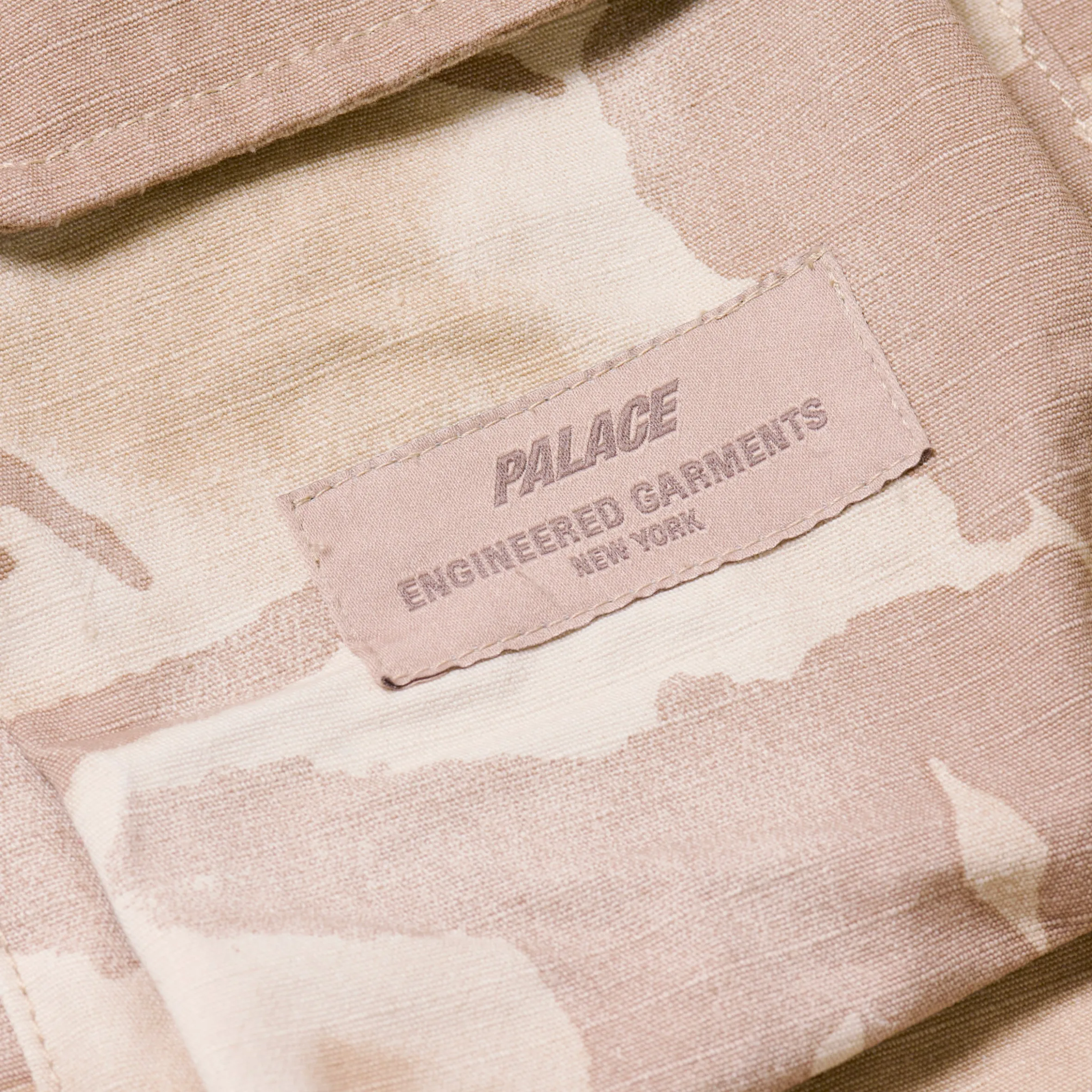 PALACE ENGINEERED GARMENTS HOODED VEST RIPSTOP PRINTED