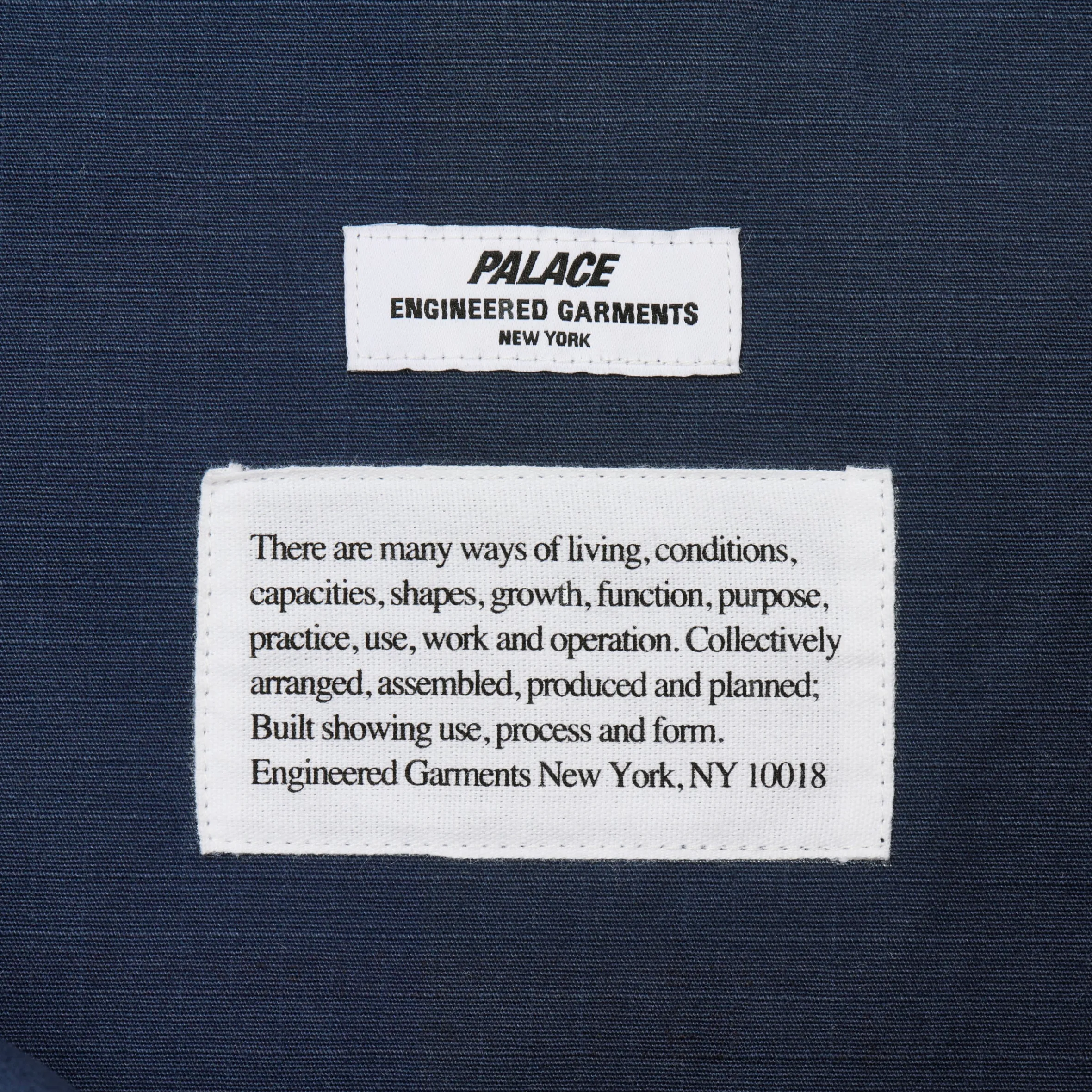 PALACE ENGINEERED GARMENTS TOTE BAG NAVY
