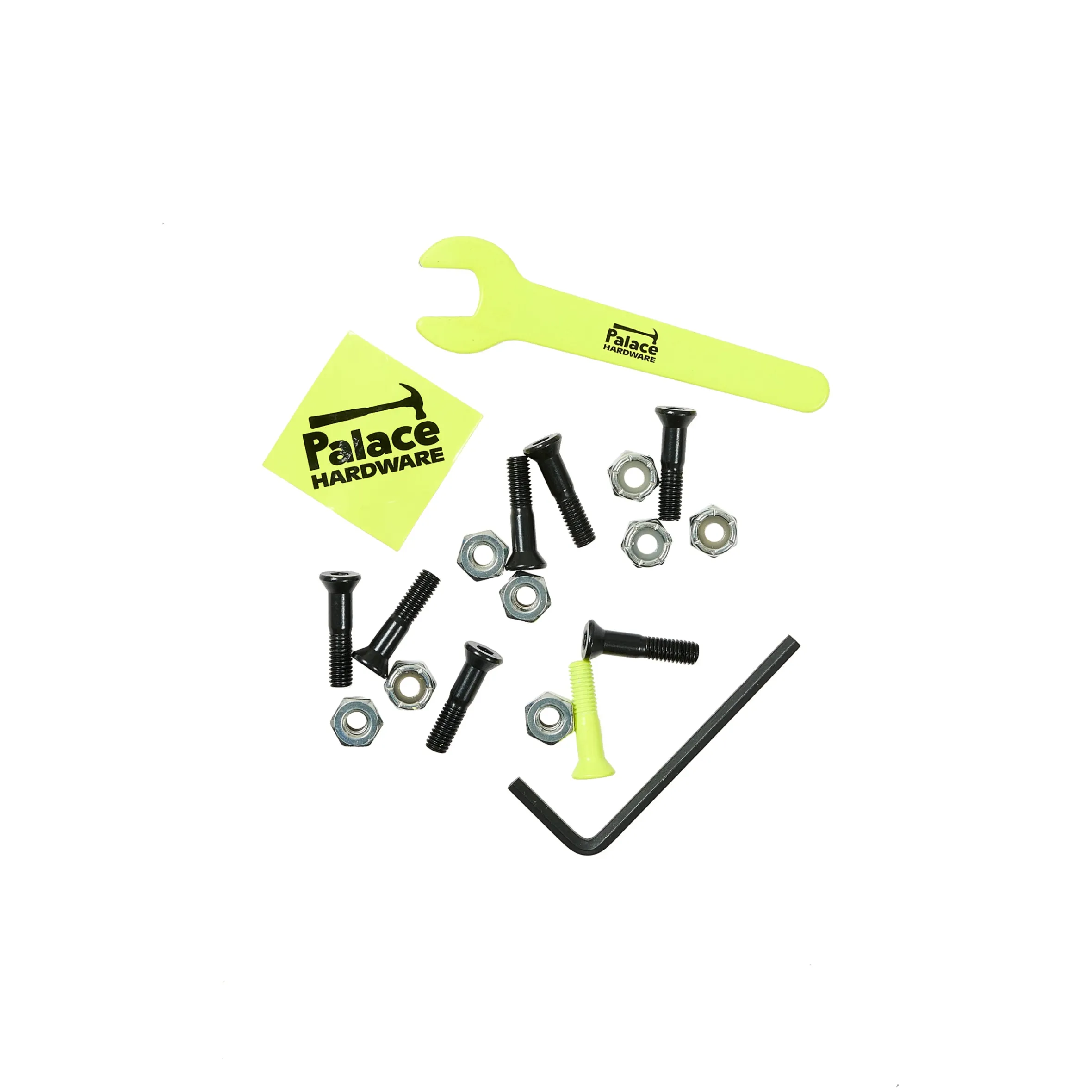 PALACE HARDWARE ALLEN BOLTS SAFETY YELLOW / BLACK