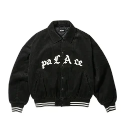 PALACE LOVE VARSITY JACKET BLACK