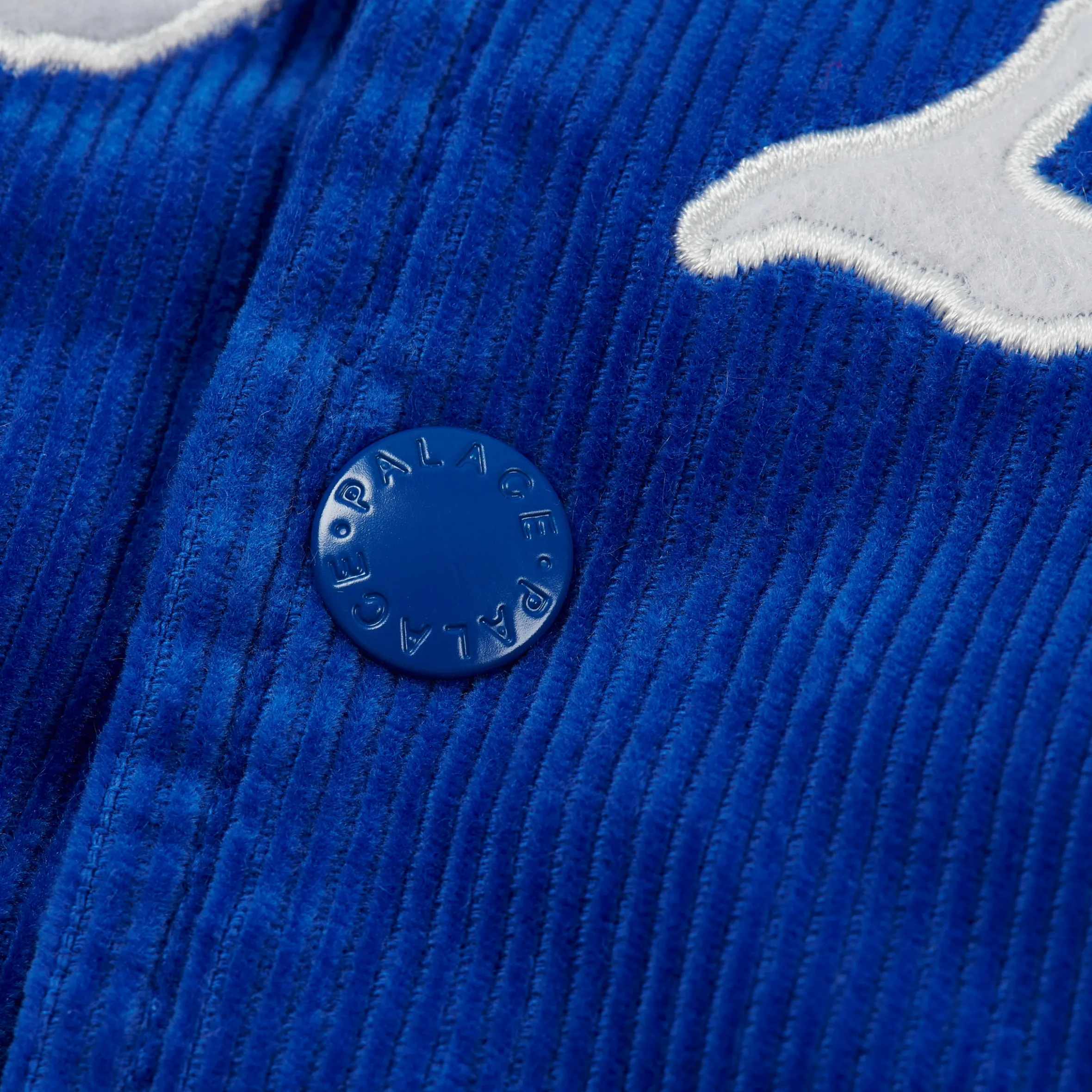 PALACE LOVE VARSITY JACKET BLUE