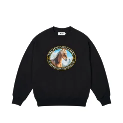 PALACE OUTDOORS CREW BLACK