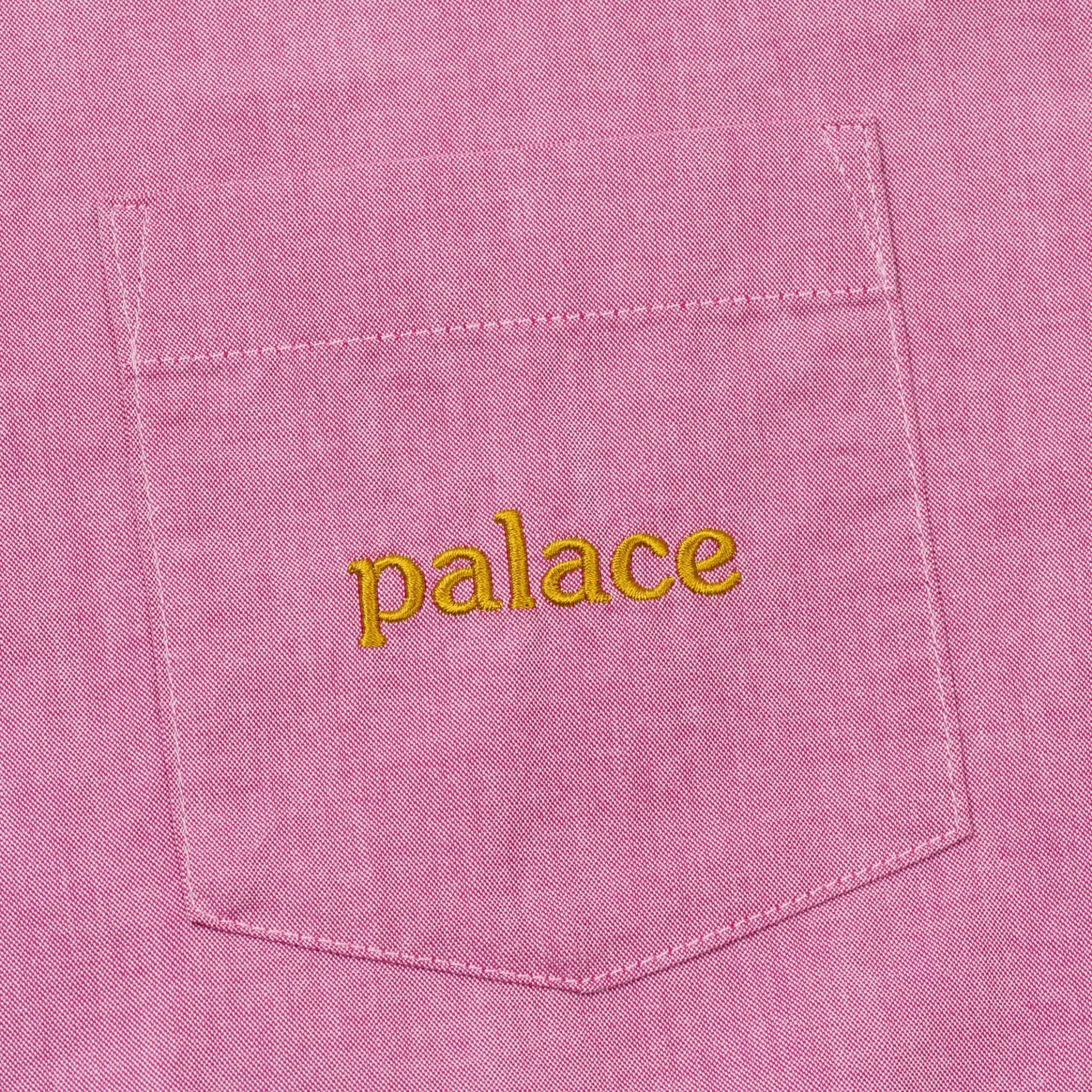 PALACE OXFORD SHIRT BURGUNDY