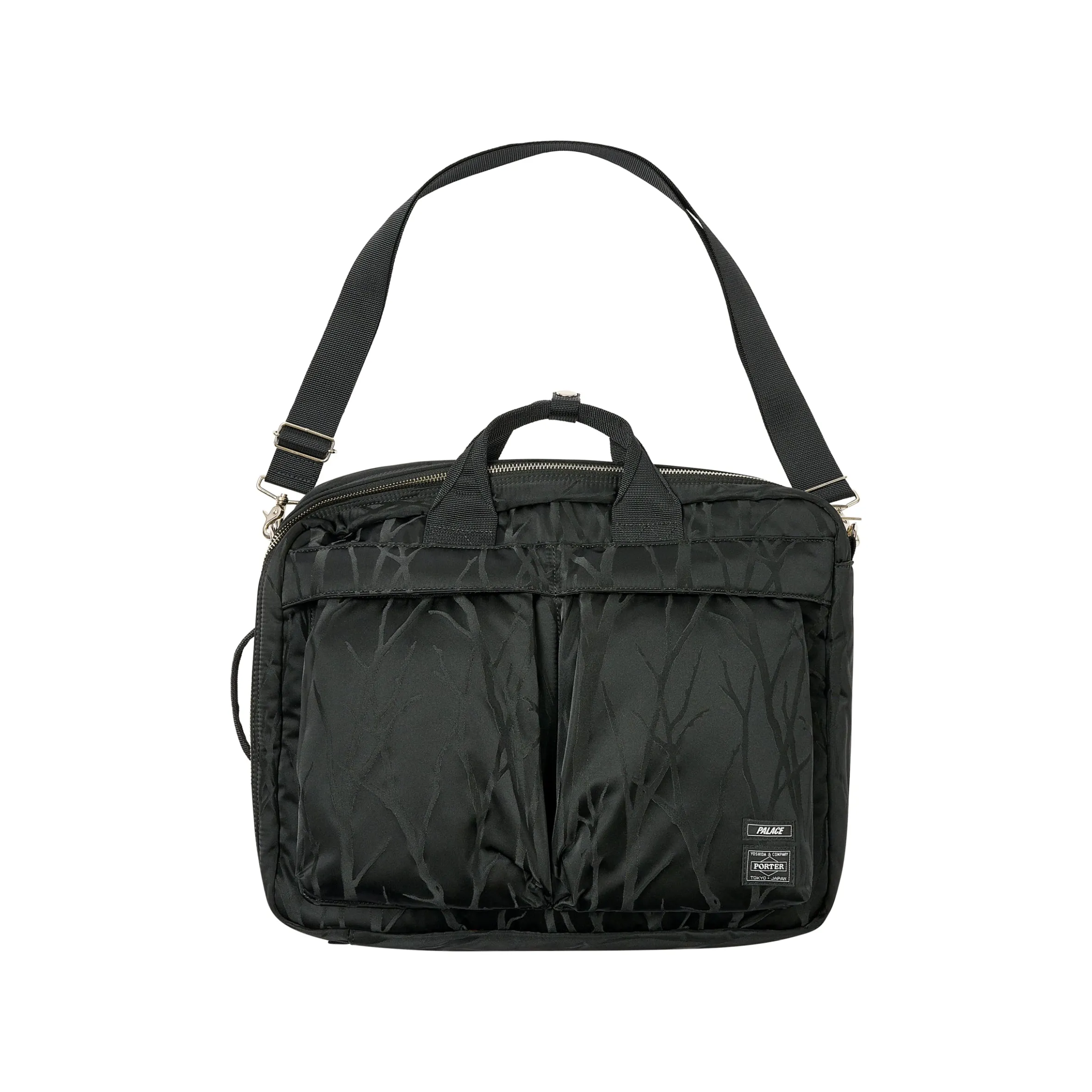 PALACE PORTER 3 WAY BRIEFCASE BLACK / JACQUARD