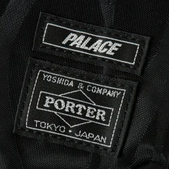 PALACE PORTER VERTICAL SHOULDER BAG BLACK / JACQUARD