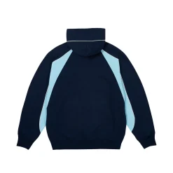PIPED PANEL HOOD OCEAN BLUE