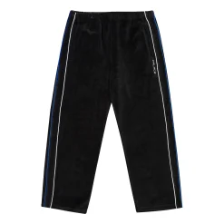 PIPED VELOUR JOGGER BLACK
