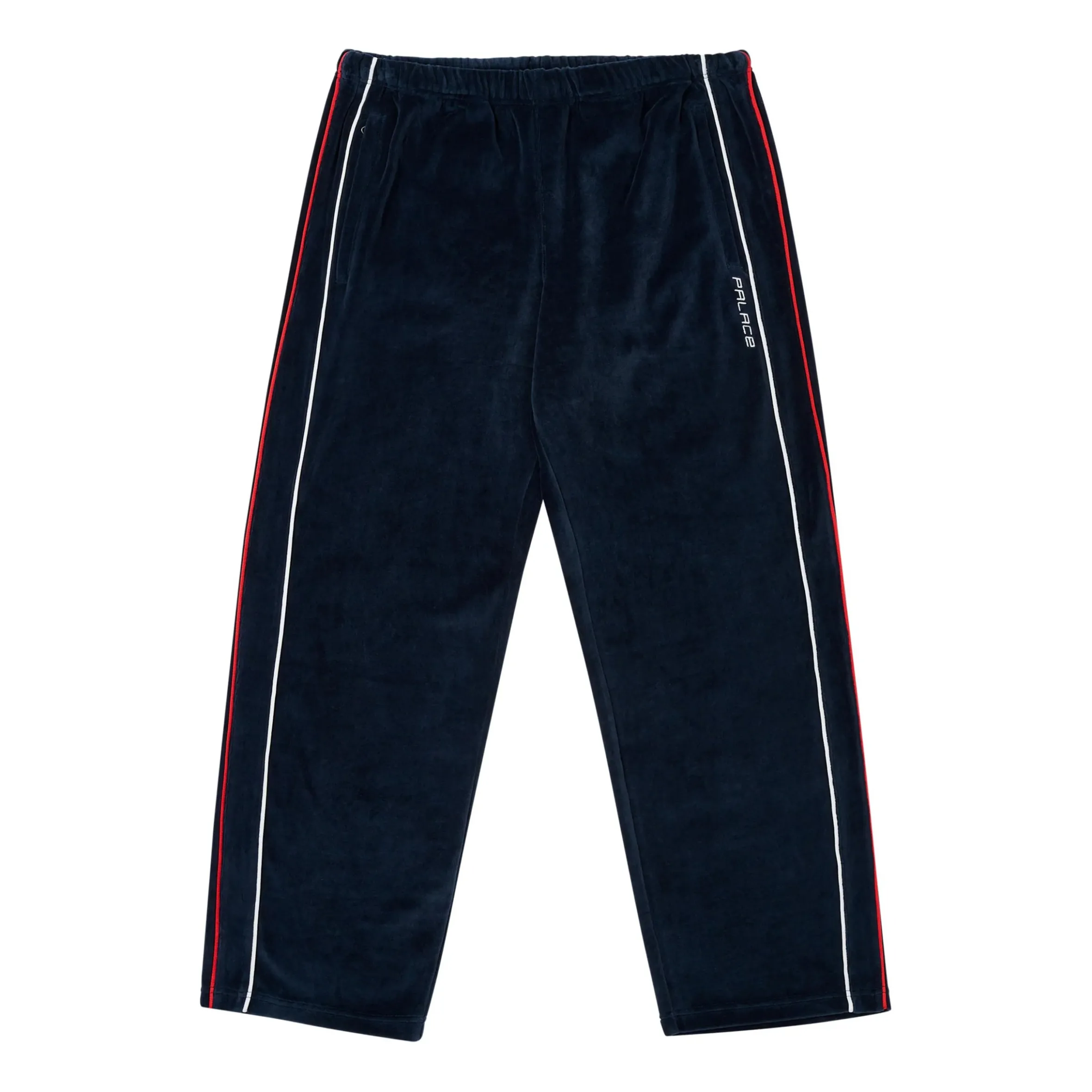 PIPED VELOUR JOGGER NAVY