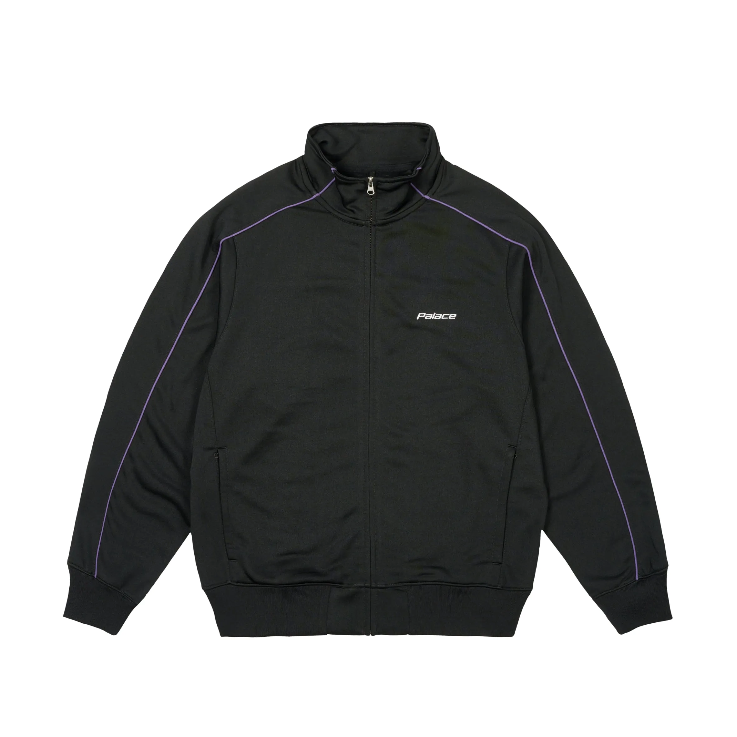 P-KNIT TRACK TOP BLACK