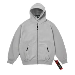 POLARTEC LAZER ZIP HOOD CONCRETE GREY