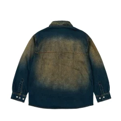 SCRIPTY DENIM SHIRT SAND WASH INDIGO