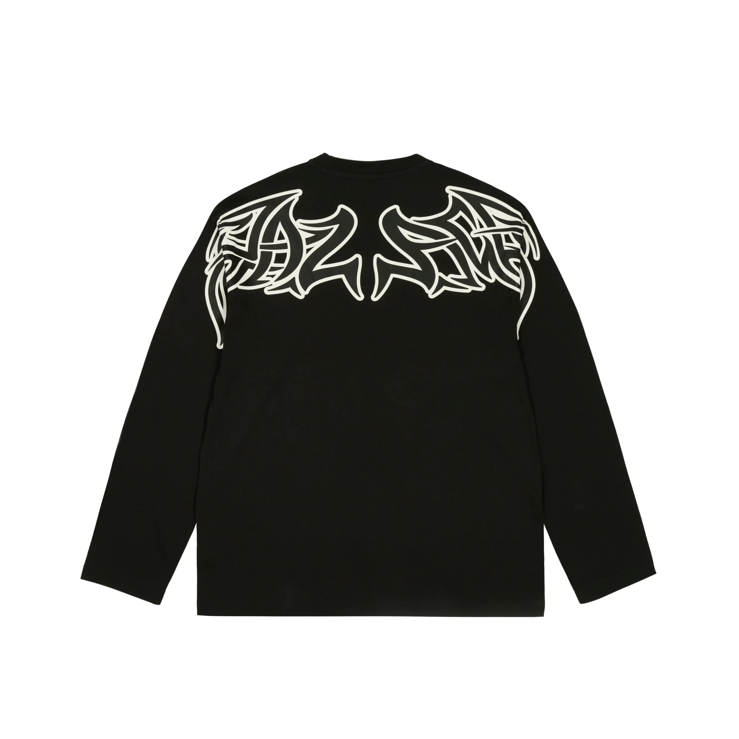 SKETCHY LONE WOLF LONGSLEEVE BLACK