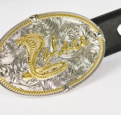 SNAKE BITE BELT SILVER
