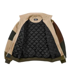 SUEDE APPLIQUE CAMO JACKET WOODLAND CAMO