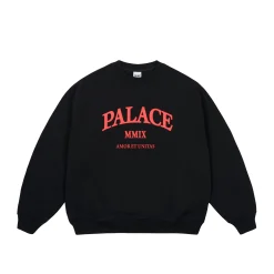 UNITAS OVERSIZED CREW BLACK