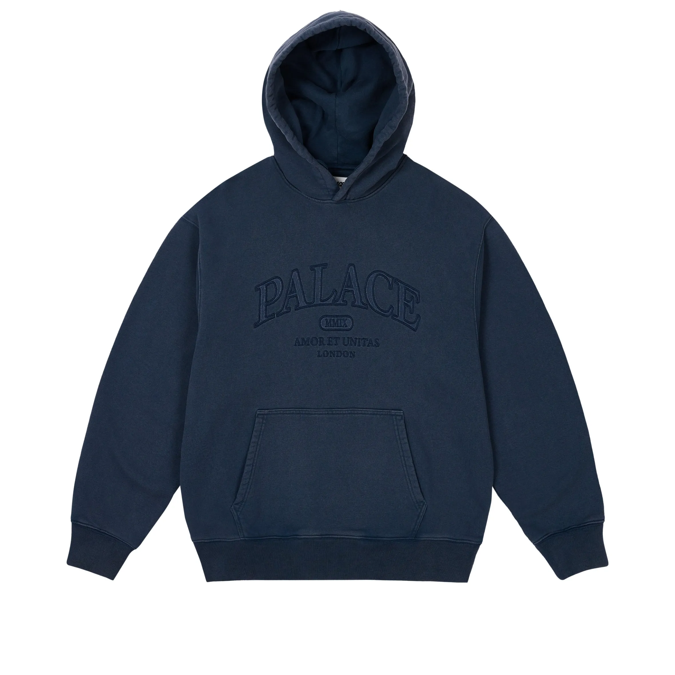 UNITAS PIGMENT WASH HOOD NAVY
