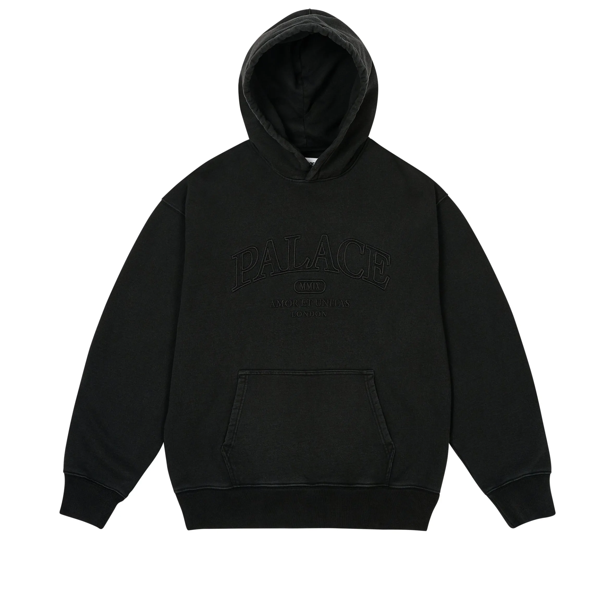 UNITAS PIGMENT WASH HOOD BLACK